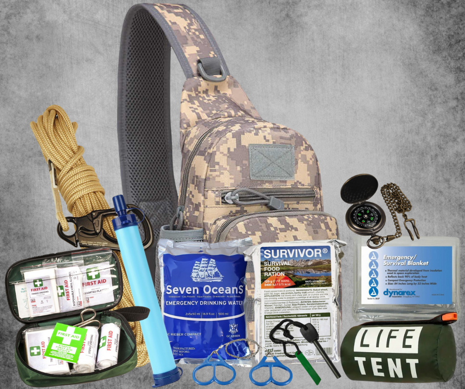 Clearance Offer 72 Hour Bugout Bundle with Free 24 Hour Bag and Free Dosimeter