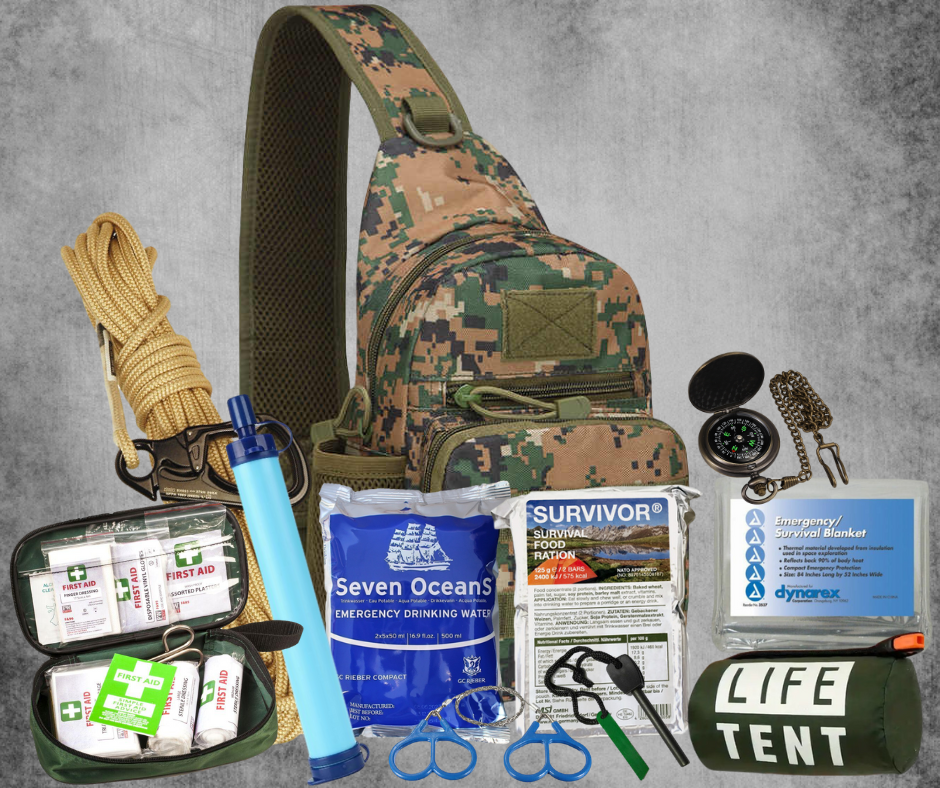 Clearance Offer 72 Hour Bugout Bundle with Free 24 Hour Bag and Free Dosimeter