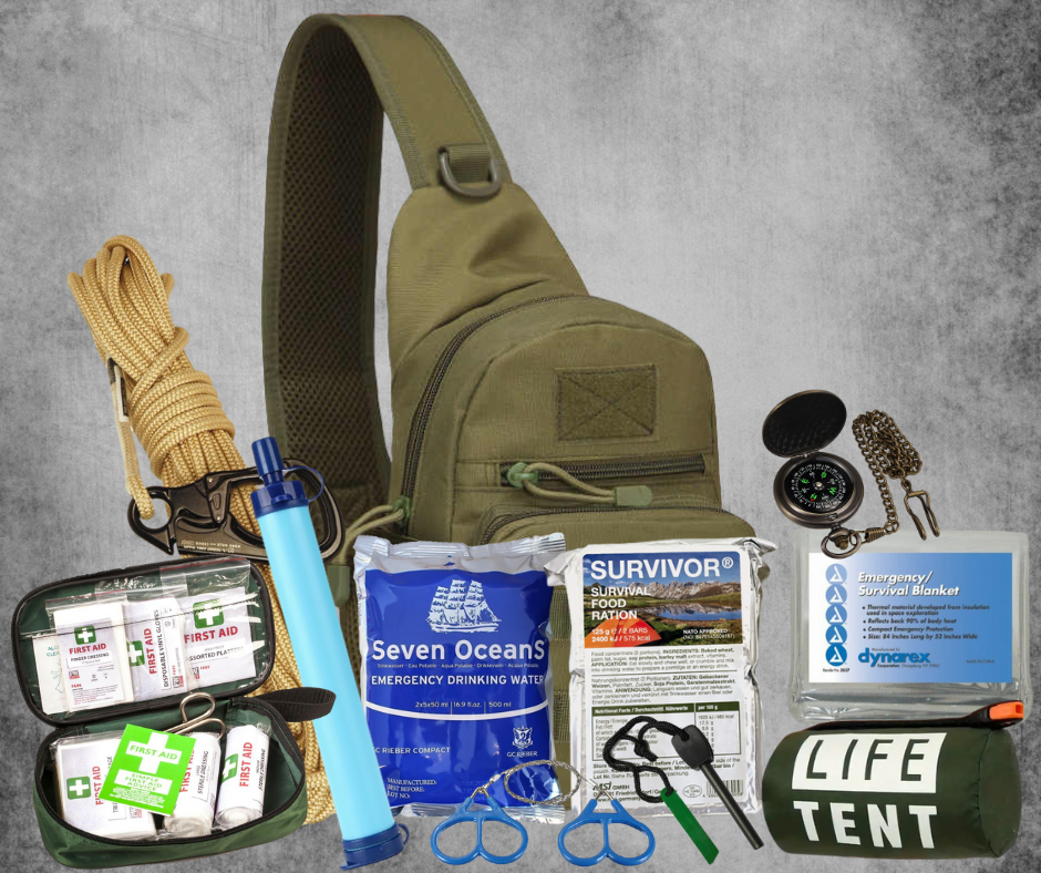 Clearance Offer 72 Hour Bugout Bundle with Free 24 Hour Bag and Free Dosimeter