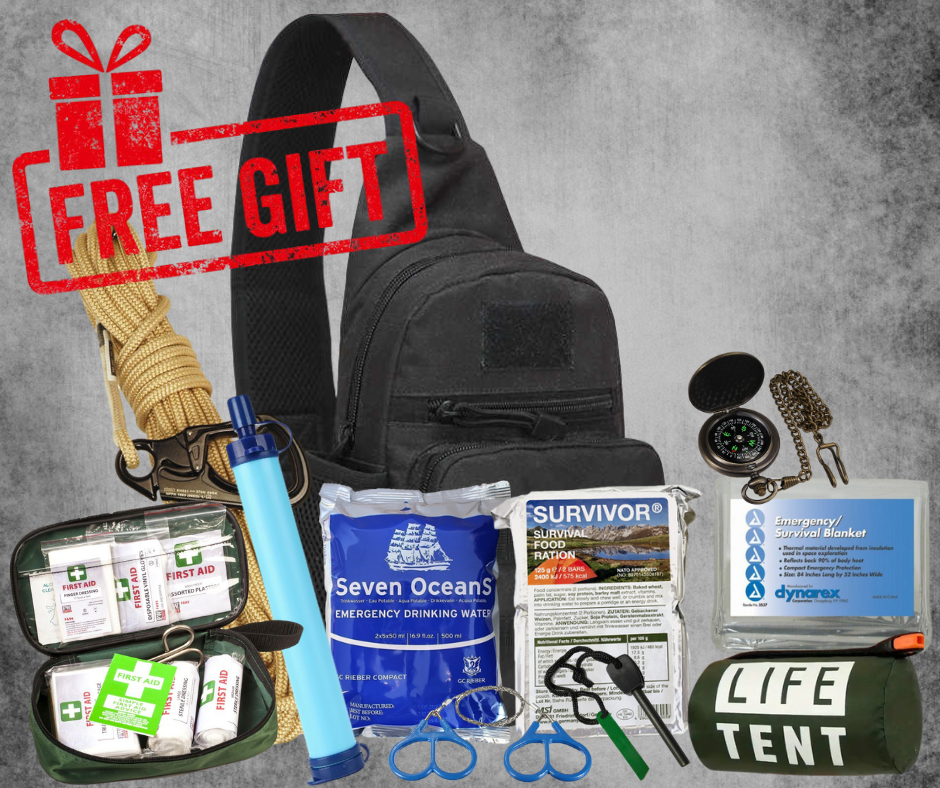 Clearance Offer 72 Hour Bugout Bundle with Free 24 Hour Bag and Free Dosimeter